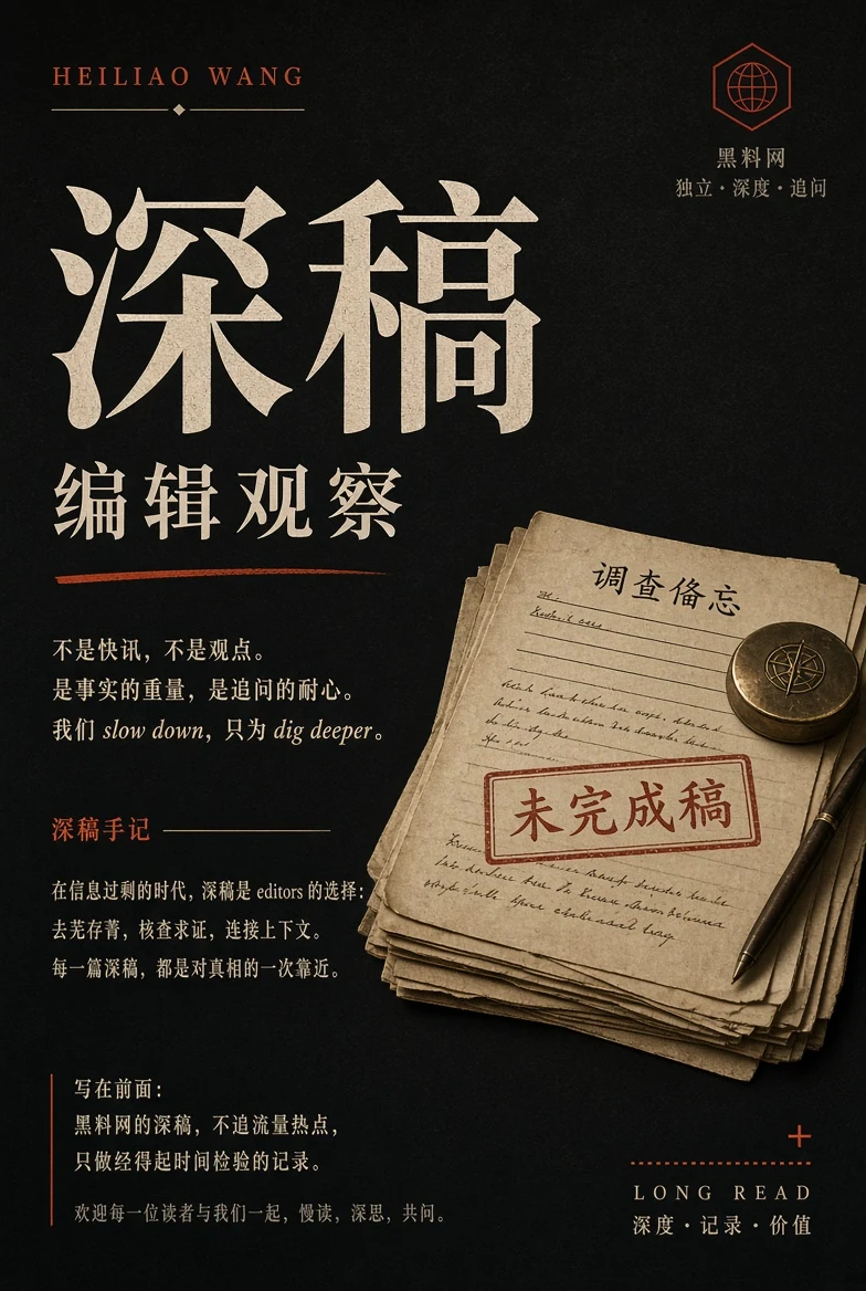 深稿编辑观察